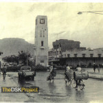 Mbale city center showing the clock tower and the Dial Singh Kalsi commercial building