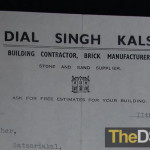 Dial Singh Kalsi business letterhead